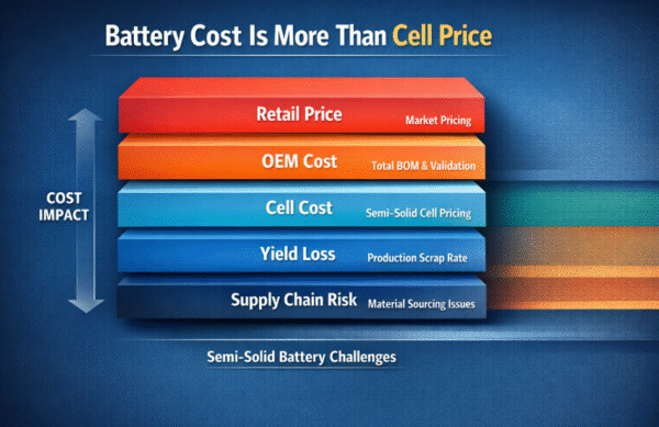 battery cost is more than cell price