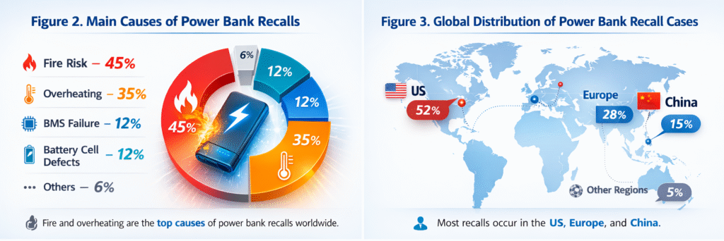 recall reasons & region