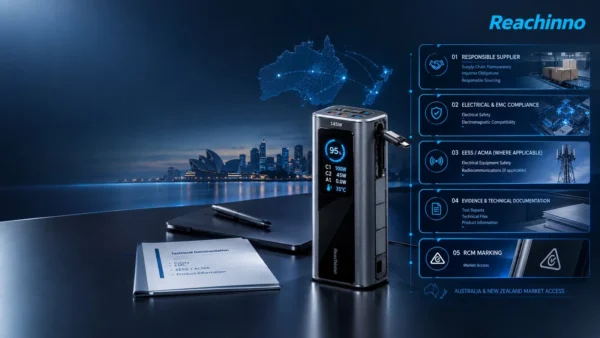Australia New Zealand power bank market access and RCM EESS compliance engineering